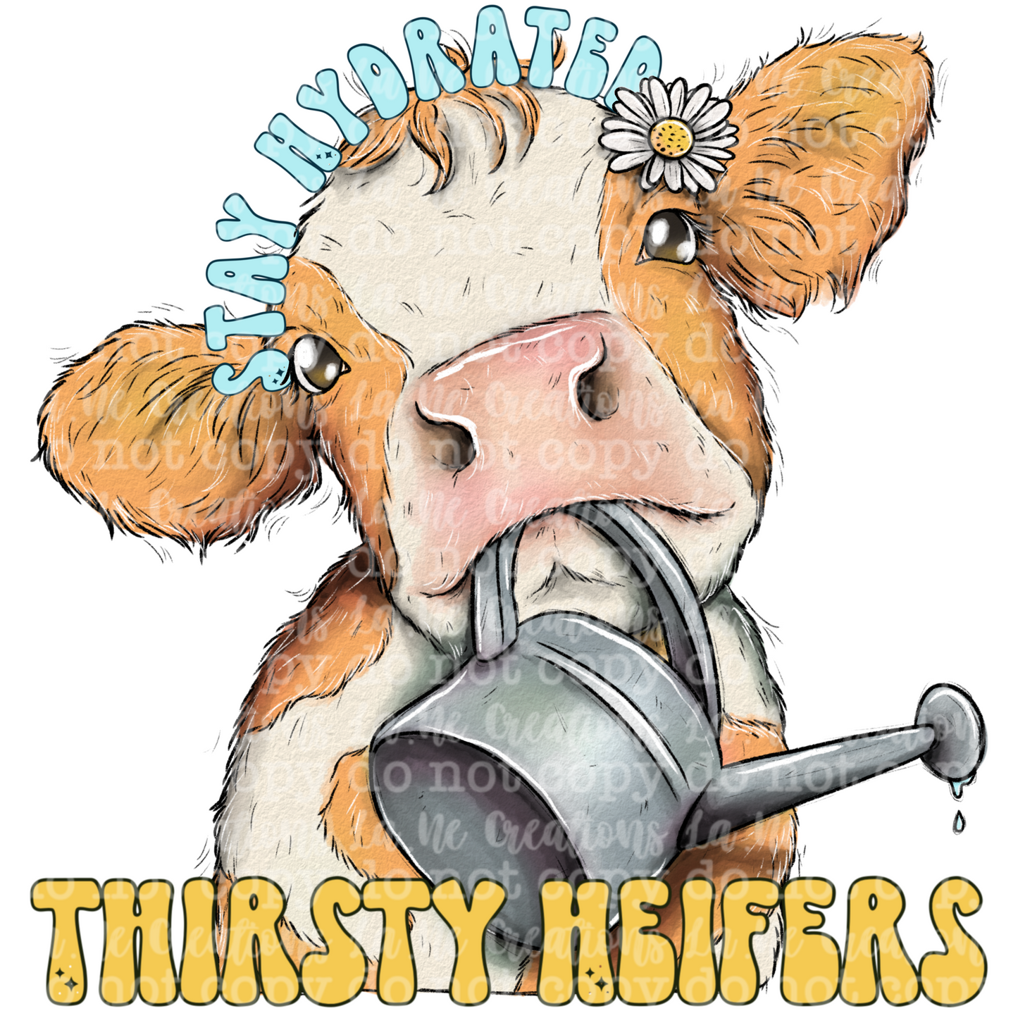 Stay Hydrated, Thirsty Heifers