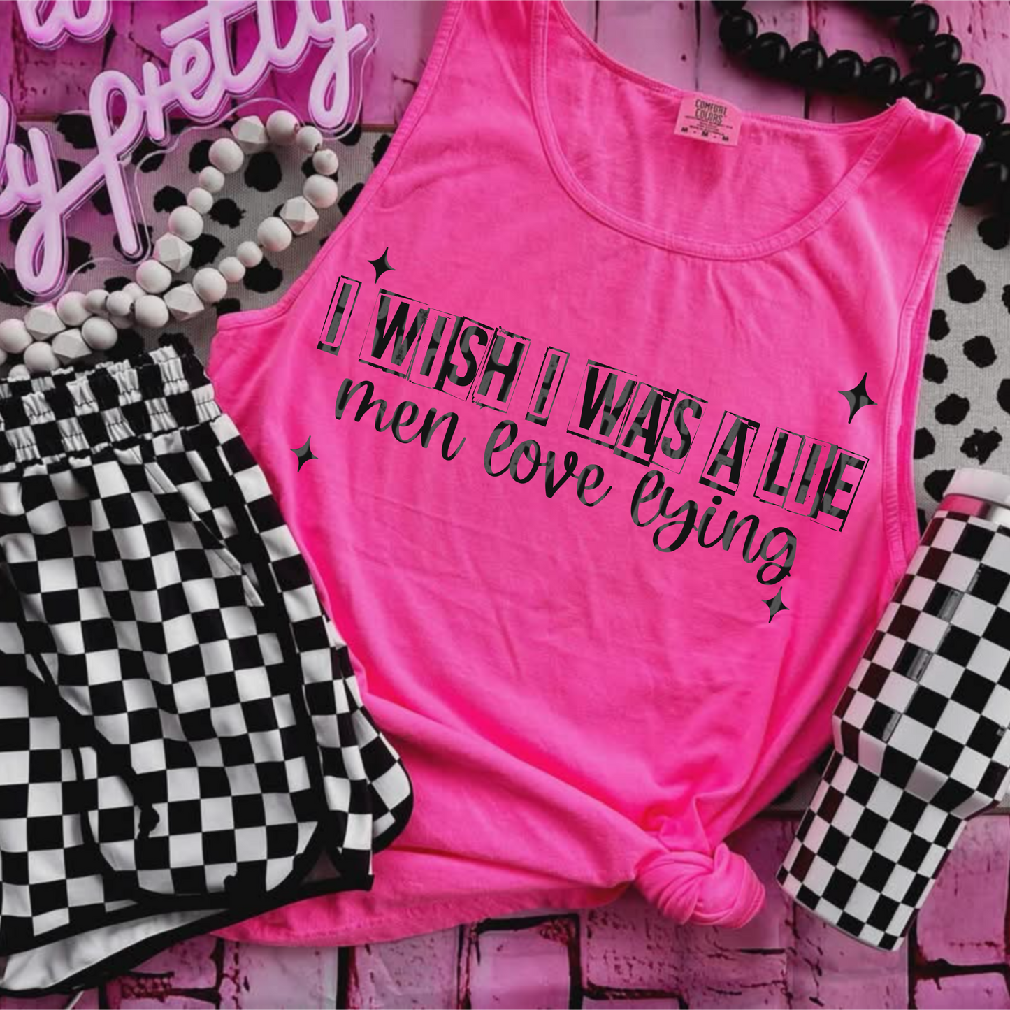 I Wish I Was A Lie.. Men Love Lying (black & white versions)