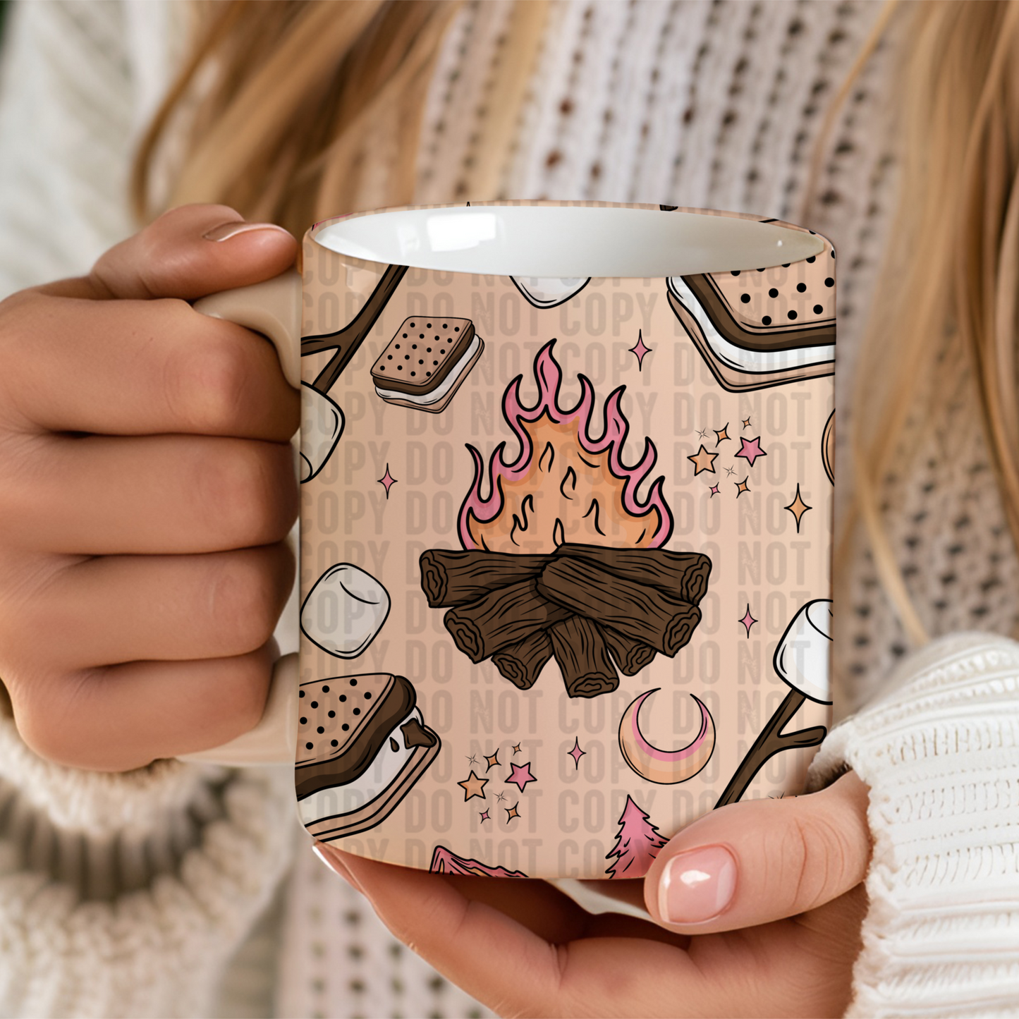 S’mores Seamless (both pink & orange included)