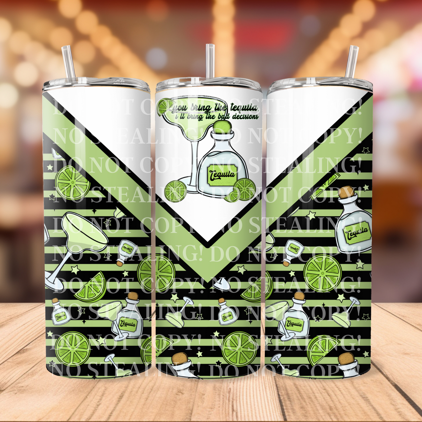 Tequila & Bad Decisions 20oz Wrap