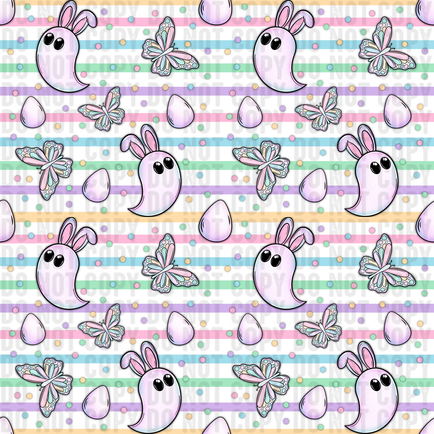 Bunny Ghostie Seamless