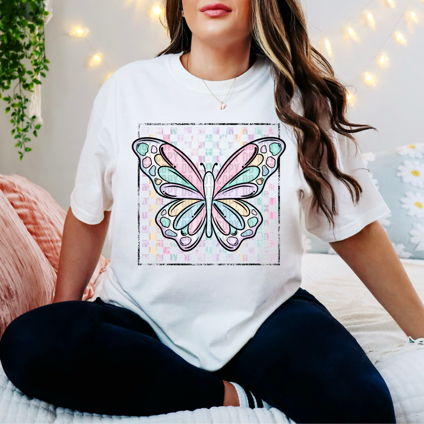 Pastel Butterfly (Original & Grunge Versions)