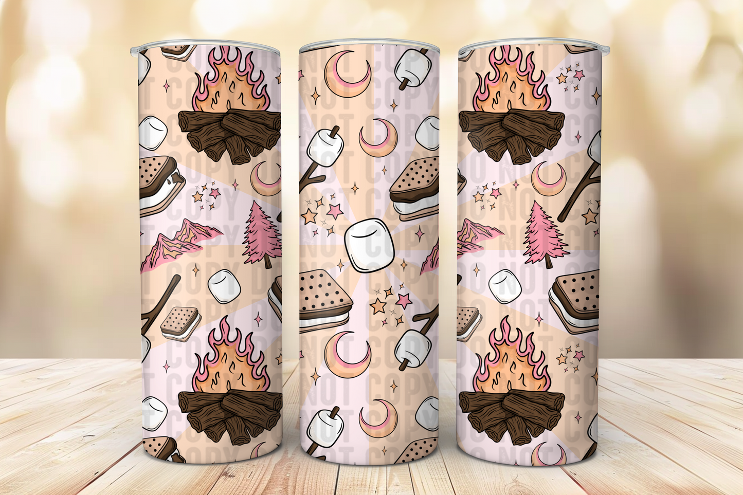 S’mores 20oz Tumbler Wrap