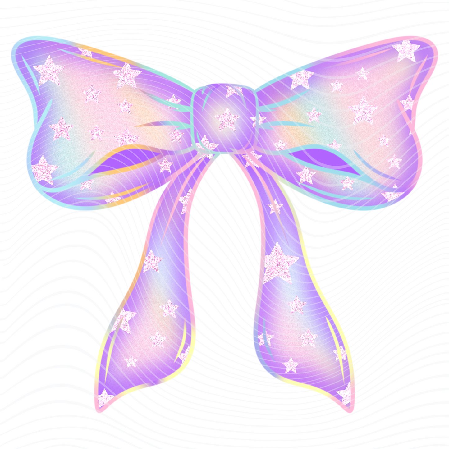 Pastel Rainbow Bow