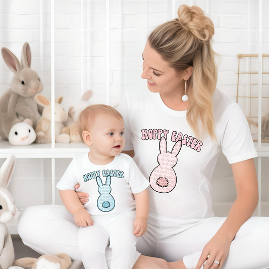Hoppy Easter (pink & blue set)