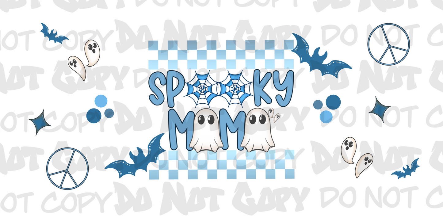 Spooky Mama 16oz Wrap (pink & blue)