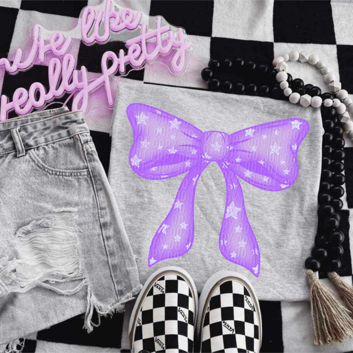 Purple Star Bow