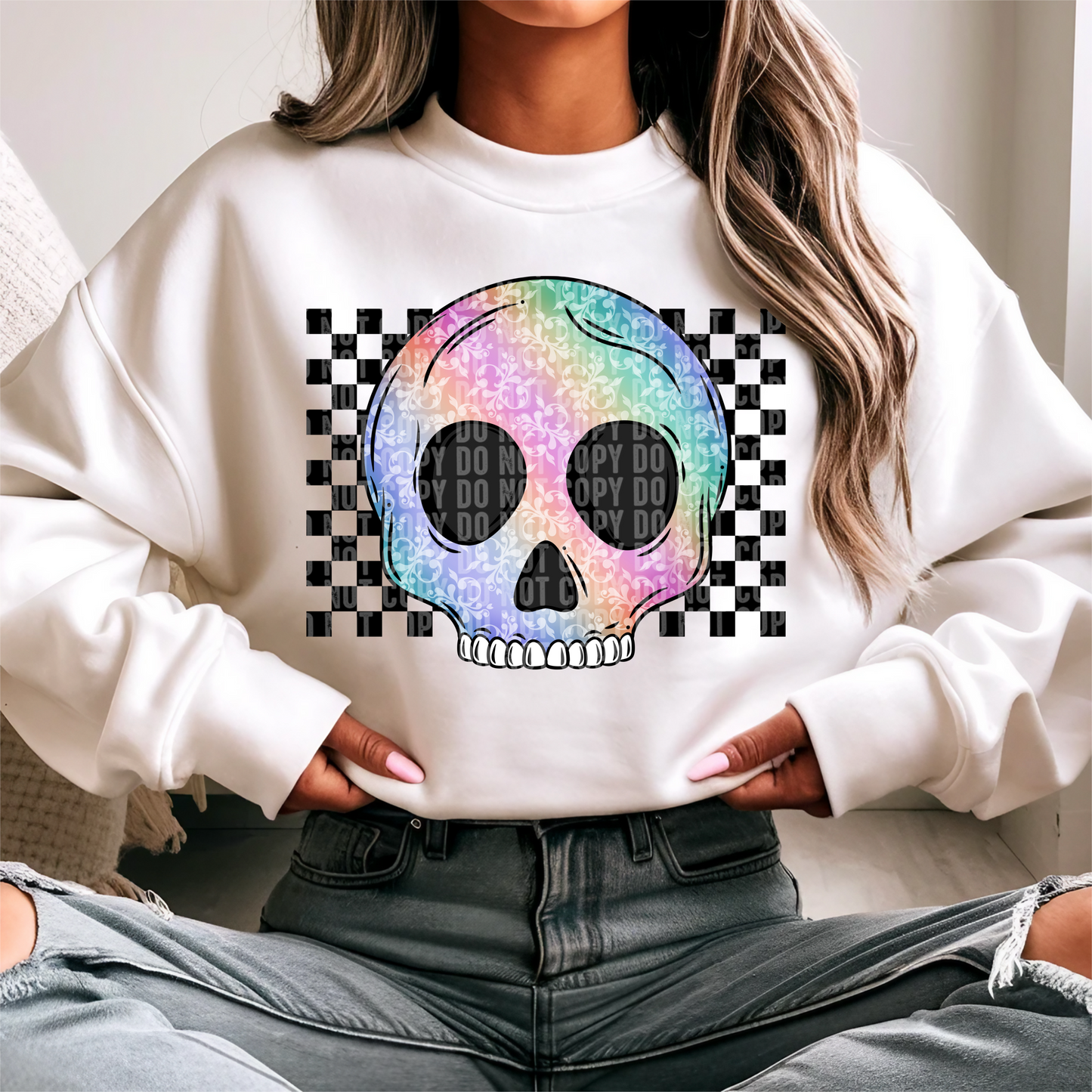 Vintage Pastel Skull