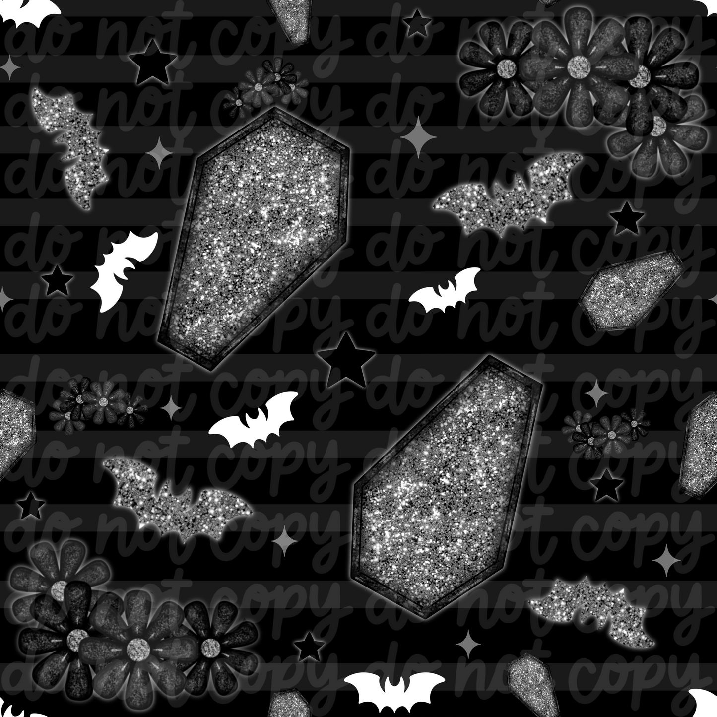 Spooky Era Seamless Pattern