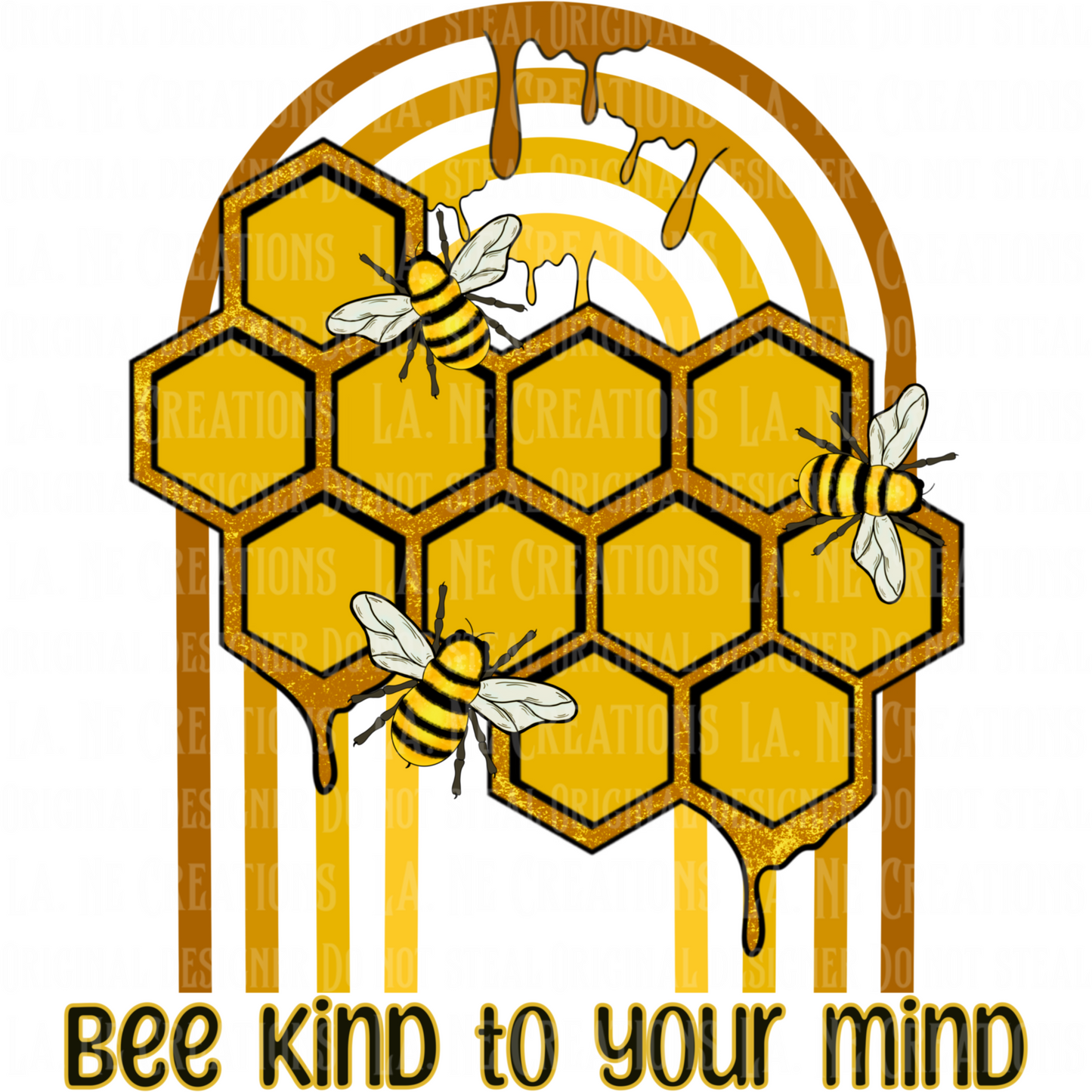 Bee Kind to your Mind (with and without text versions)