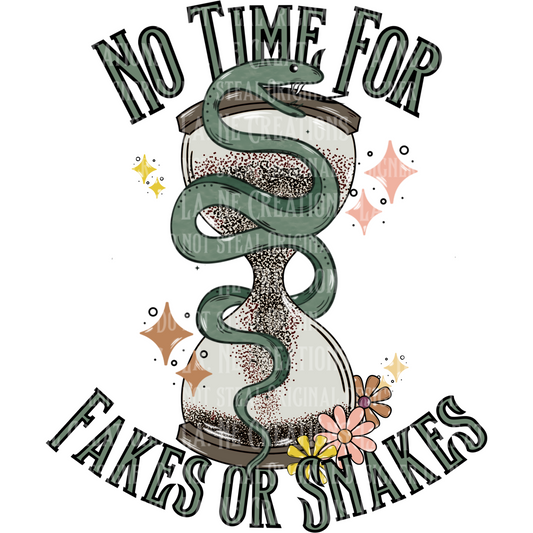 No Time For Fakes or Snakes