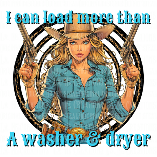 I can load more than a washer and dryer