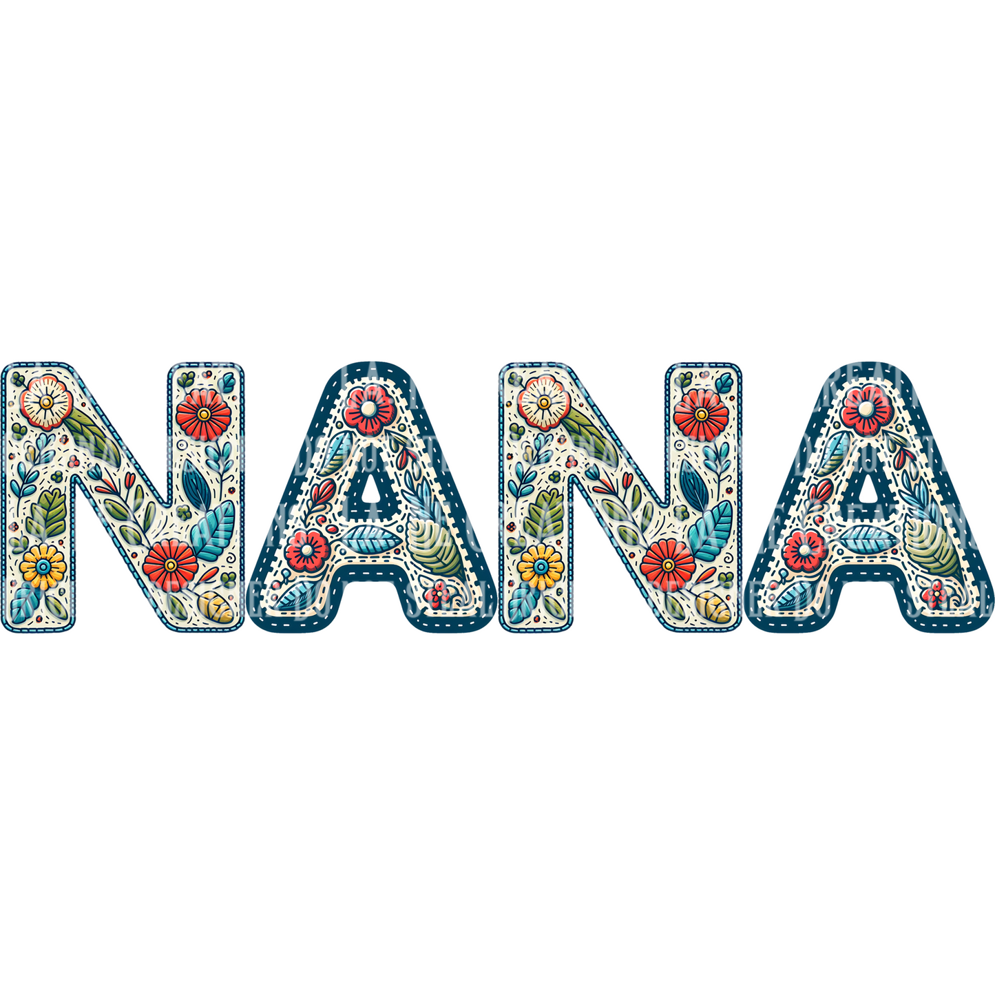 Nana (faux embroidery)