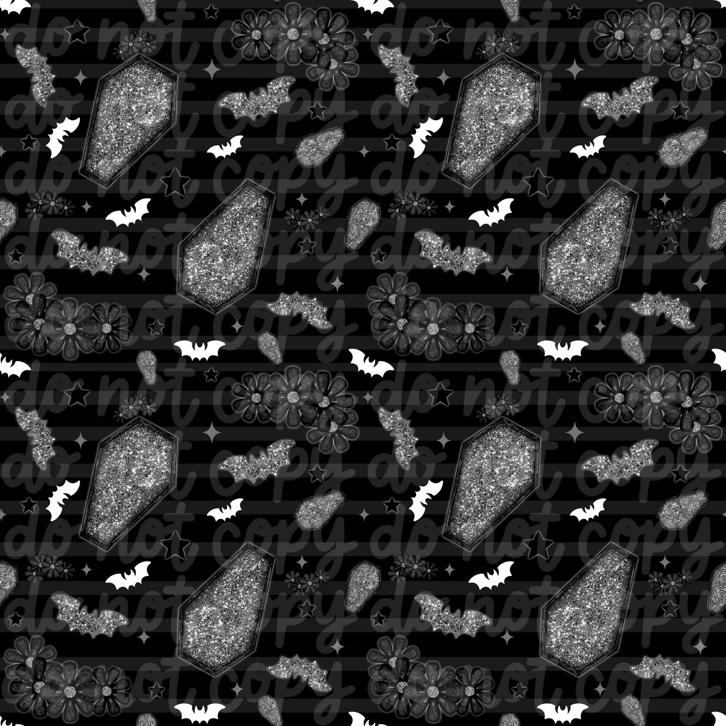 Spooky Era Seamless Pattern