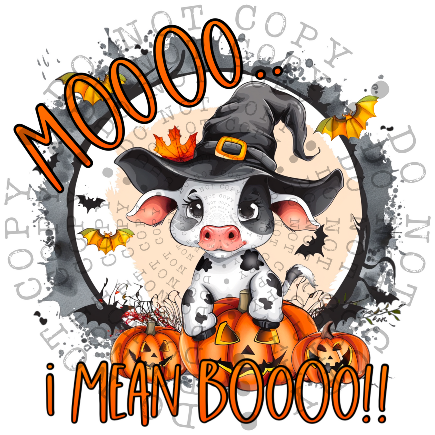 Mooo… Booo Cow