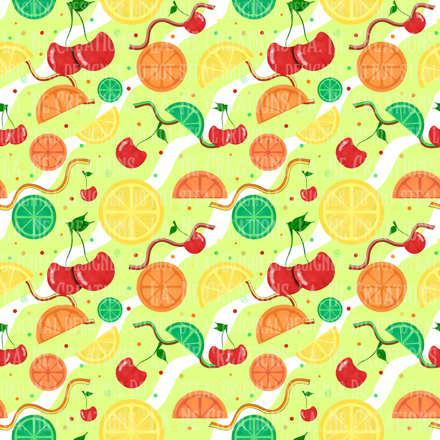 Fruit Seamless (green)