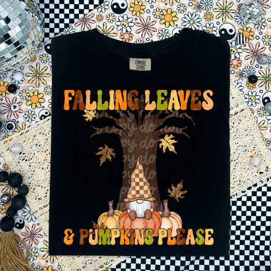 Falling Leaves & Pumpkins Please