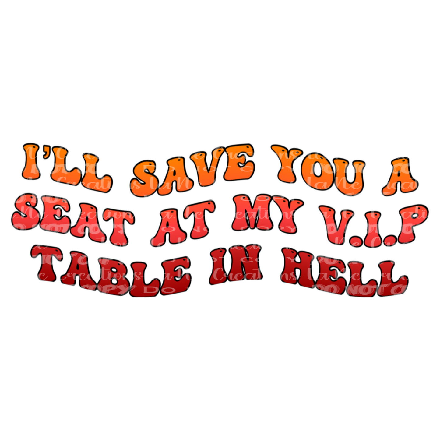 VIP Table In Hell