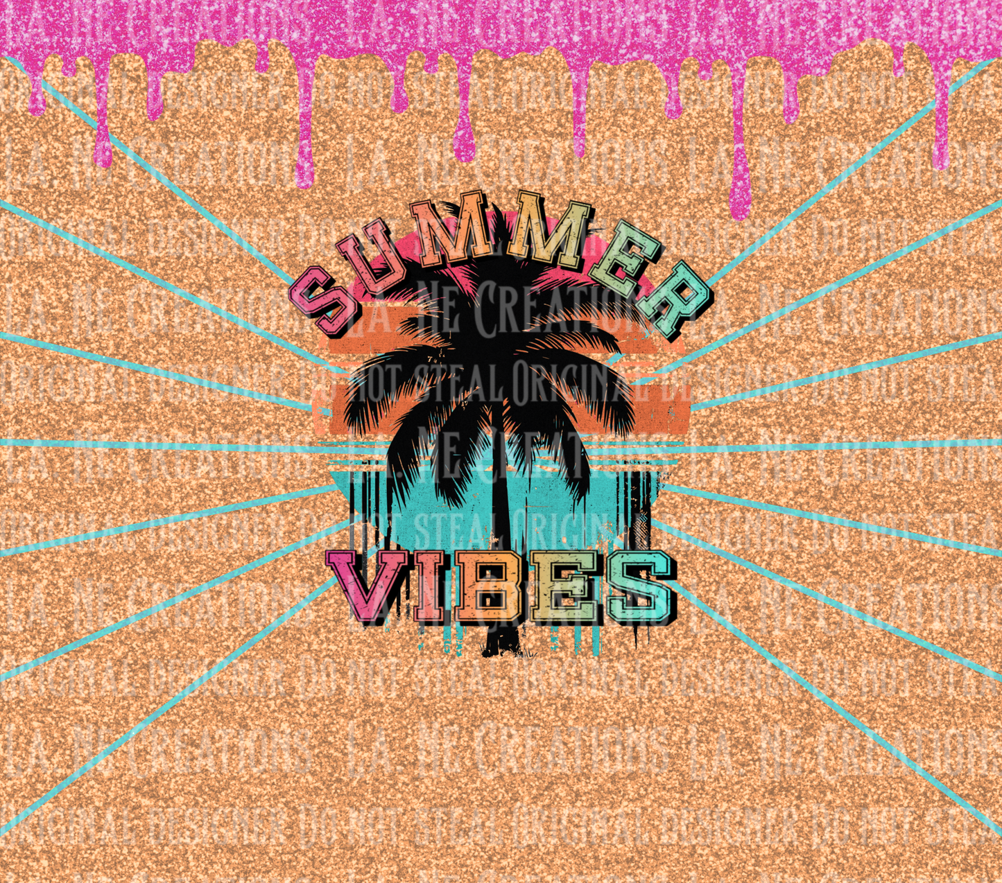 Summer Vibes 20oz wrap