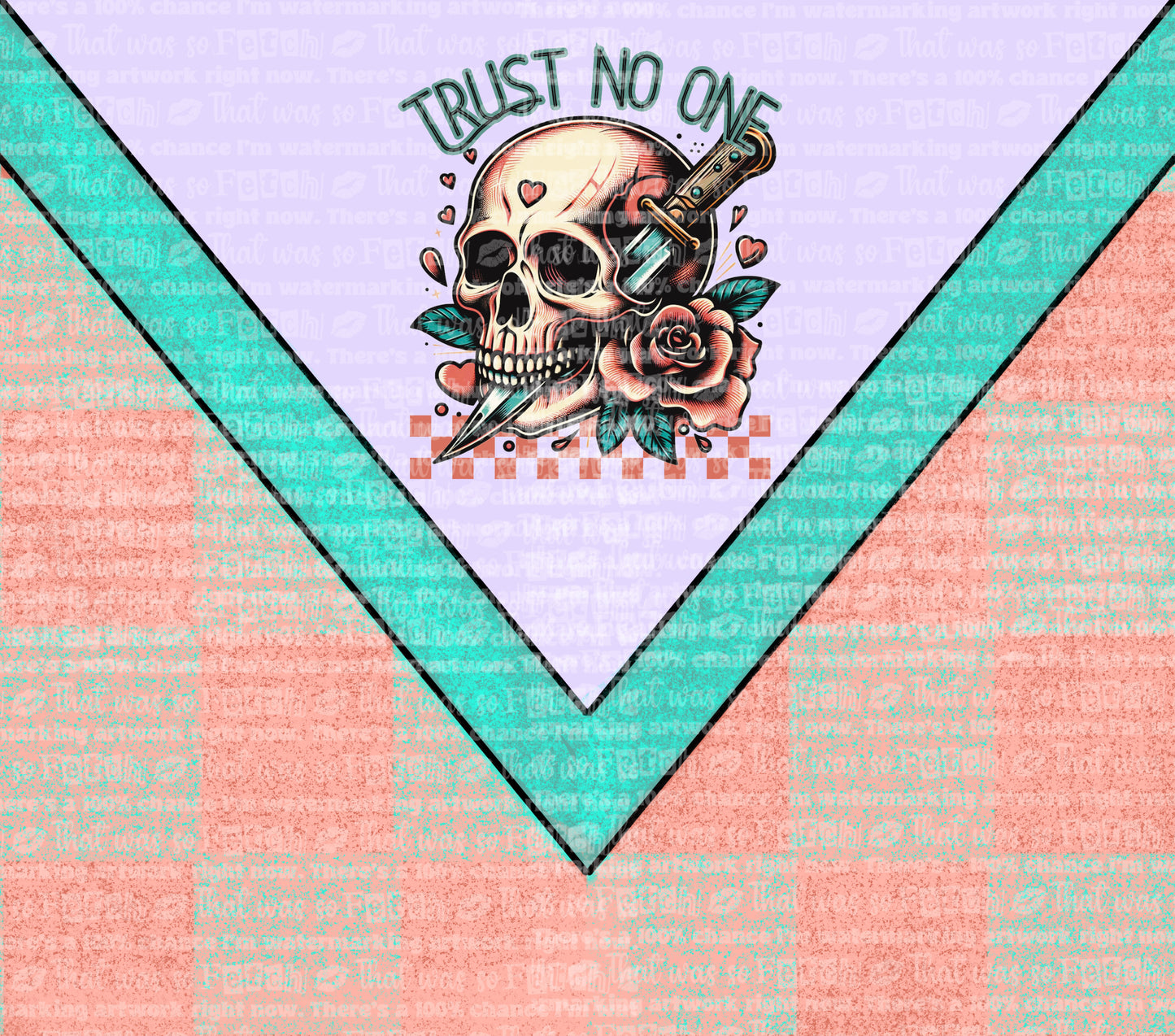 Trust No One 20oz Tumbler Wrap