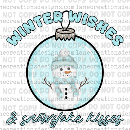 Winter Wishes & Snowflake Kisses