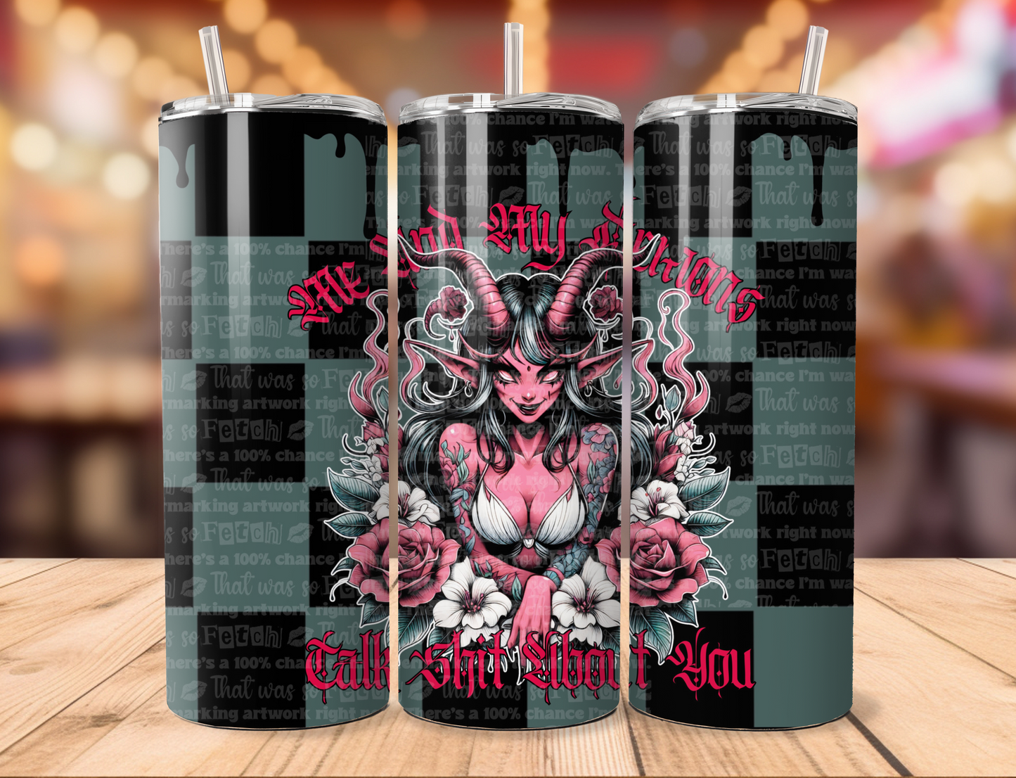 Demons 20oz Tumbler Wrap